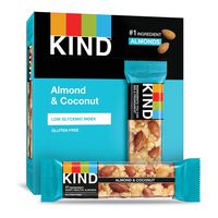 KIND Bars, Almond & Coconut, Gluten Free, Low Sugar, 1.4 Ounce, 48 Count