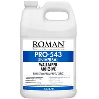 Roman 207811 PRO-543 Universal Wallpaper and Border Adhesive with Applicator, 1 gal