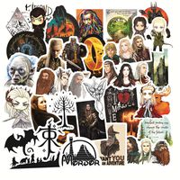 Hobbit Stickers,Theme Stickers for Laptop Water Bottles Hydro Flask Car Bumper Skateboard Guitar Luggage Waterproof Vinyl Decals Cool Stickers Pack (C50-180)