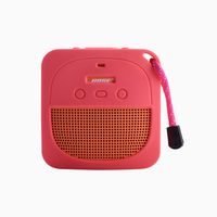 TXEsign Protective Silicone Stand Up Case for Bose Soundlink Micro Waterproof Bluetooth Portable Speaker (Hot Pink)
