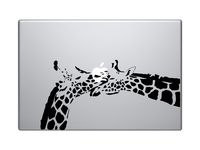 Two Giraffe in Love Apple Macbook Symbol Keypad Iphone Ipad Decal Skin Sticker Laptop