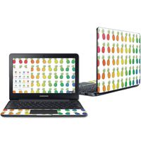 Mightyskins Skin Compatible with Samsung Chromebook 3 11.6" - Rainbow Pineapples | Protective, Durable, and Unique Vinyl Decal Wrap Cover | Easy to Apply, Remove, and Change Styles | Made in The USA