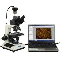 OMAX 40X-2000X Darkfield Trinocular Compound Biological LED Microscope with 2.0MP USB Camera