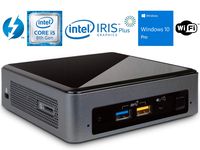 Intel NUC8i5BEK Mini PC/HTPC, Intel Core i5-8259U Up to 3.8GHz, 8GB DDR4, 250GB NVMe SSD, WiFi, Bluetooth 5.0, 4K Support, Dual Monitor Capable, Windows 10 Pro