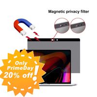 FROMAS Mac Book Pro Compatible Magnetic Privacy Screen Protector (Anti-Glare) (Mac Book Pro 15 inch (2016-2019) A1707 A1990,Easy On/Off Magnetic)