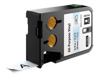 DYMO 1868742  All-Purpose Labels for DYMO XTL Label Makers, 3/4" - Black on Clear