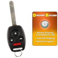 Discount Keyless Replacement Uncut Car Entry Remote Fob Key Combo Honda Civic EX Si N5F-S0084A
