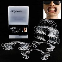Airgoesin 12pcs Mouth Retractors for Speak Out Game & Watch Ya Mouth Game Mouthpieces Adult, Dental Lip Cheek Retractor Mouth Lip Opener Mouth Piece for Fun Game Lipless Game Gift