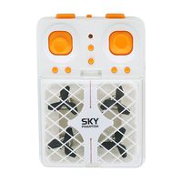 ECLEAR Mini Foldable RC Quadcopter Drone 2.4GHz 4CH 6 Axis Gyro Nano Helicopter Remote Control RTF Aircraft Toys for Adult Kids Aerial Racing - White