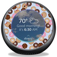 MightySkins Skin Compatible with Amazon Echo Spot - Donut Binge | Protective, Durable, and Unique Vinyl Decal Wrap Cover | Easy to Apply, Remove, and Change Styles | Made in The USA