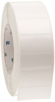 Brady THT-17-483-3 2" Width x 1" Height, B-483 Ultra Aggressive Polyester, Gloss Finish White Thermal Transfer Printable Label (3000 per Roll)