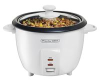 Proctor Silex Rice Cooker & Food Steamer, 10 Cups Cooked (5 Uncooked), White (37533NR)