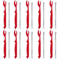 Artcome 20-piece Seafood Tools Set including 10 Lobster Shellers and 10 Forks,Seafood Cracker for Lobster, Crab, Crawfish, Prawns, Shrimp, Shellfish Sheller Knife