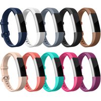 RedTaro Bands Compatible with Fitbit Alta HR/Fitbit Alta, Adjustable Replacement Accessory Bands for Fitbit Alta for Women/Men(no Fitbit Fitness Trackers) (10 Colors, Large)