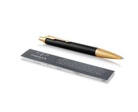 Parker IM Ballpoint Pen, Premium Black with Medium Point Black Ink Refill (1975572)