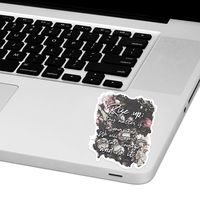 Ezra 10:4 Bible Verse Laptop Trackpad Sticker 4" Tall x 2.5" Wide