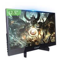 Portable Monitor 12.5 inch IPS Full HD 1920x1080P 5mm Ultra-Thin Display for PC Laptop Gaming PS4 Xbox DVD Player Dual HDMI with Mini Stand USB Type-C Powered LED Backlight Built-in Speaker Audio Out