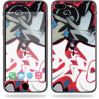 MightySkins Skin Compatible with Apple iPhone 8 Plus - Graffiti Mash Up | Protective, Durable, and Unique Vinyl Decal wrap Cover | Easy to Apply, Remove, and Change Styles | Made in The USA