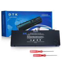 DTK 10.95V 6800mAh 74Wh Laptop Battery for MacBook 15'' A1321 A1286 (Only for 2009 2010 Version) Fit MB985 MB986J/A MC118 + 2PCS Screwdrivers