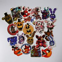 Meet Holiday Five Nights at Freddy's Characters Decal Stickers Waterproof Vinyl Scrapbook Stickers Car Motorcycle Bicycle Luggage Decal 22 PCS Laptop Stickers
