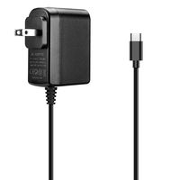 AC Adapter Charger for Nintendo Switch, Elepower Switch Charger With 5FT Power Cord Power Supply 15V 2.6A for Switch Dock and Pro Controller, Support TV Mode-Black