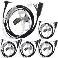 Aoer 1 Pin Covert Acoustic Tube Earpiece Headset for Motorola Cobra Talkabout Walkie Talkie Two Way Radio 1pin (5pack)
