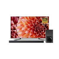 Sony XBR55X900F 55-Inch 4K Ultra HD Smart LED TV and X9000F 2.1ch Soundbar with Dolby Atmos and Wireless Subwoofer