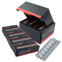 CKAuto 4boxes, 1/2oz, 0.5oz, Grey, Adhesive Stick on Wheel Weights, GM, Ford, Chrysler, 63 oz/Box, US Quality(504pcs)