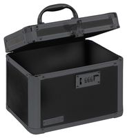 Vaultz Combination Lock Box, 7.75 x 7.25 x 10 Inches, Tactical Black (VZ03588)