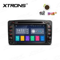 XTRONS 7 inch Android 8.1 Car DVD Player Touch Display Car Stereo Radio DVD Player GPS Navigator with USB SD Port Bluetooth 5.0 Supports OBD 1080P DVR 4G 3G for Mercedes Benz W203 c200 c230 G-W463 CLK
