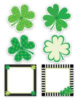 Creative Teaching Press Happy St. Patrick's Day Designer Cut-Outs (3896)