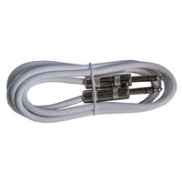 Stereo Balanced 1/4 Inch 6.3mm Pro Audio Patch Cable (6ft, White)