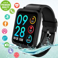 Smart Watch, Waterproof Smartwatch for Android Phones, Sport Fitness Watch with Heart Rate Sleep Monitor Activity Fitness Tracker Watch with Pedometer Calorie Compatiable for Samsung iOS Women Men