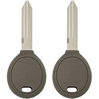 Keyless2Go New Uncut Replacement Transponder Ignition Car Key Y164 (2 Pack)