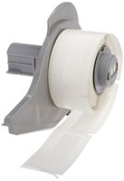 Brady M71-61-483 Ultra Aggressive Polyester BMP71 Labels , White (100 Labels per Roll, 1 Roll per Package)