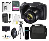 Canon PowerShot SX420 is WiFi & NFC Capability 42X Optical Zoom 720p HD Video Digital Camera Bundle 64GB Memory Card Wallet Gripster Tripod Card Reader Camera Bag Extra Battery Wrist Strap USB Reader