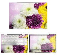 decalrus - Protective Decal Flower Mum Skin Sticker for HP Envy X360 15M-CN0011DX (15.6" Screen) case Cover wrap HPenvyX360_15M-173