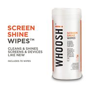 WHOOSH! Screen Cleaner Wipes - Good for All Screens - Smartphones, iPads, Eyeglasses, Kindle, Touchscreen & TVs (70 Count- Canister)