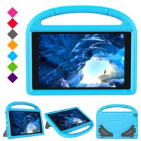 Kids Case for F i r e H D 10 2019 Tablet (5th / 7th / 9th, 2015 Release / 2017 Release / 2019 Release), Portable Shockproof Convertible Handle Stand for F i r e H D 10 Inch Tablet (Blue)