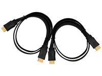 HDMI Cable - High Speed 4K Ultra HD Arc HDMI Male to Male 1.4 Flat Cables Cords with Ethernet - Great for Xbox One, Xbox 360, Apple TV, Nintendo Switch, PS4, MacBook Air, MacBook Pro (10 ft 3M /2 pk)