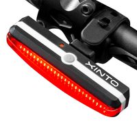 Ultra Bright Bike Light,USB Rechargeable Waterproof Sport LED Red Fits On Any Road Bicycles Helmets 6 Light Mode Options For Safe Cycling