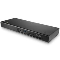 StarTech.com Dual 4K 60Hz Thunderbolt 3 Dock - PCIe M.2 Slot - SD 4.0 Slot - TB3 to DP Laptop Docking Station (TB3DK2DPM2)