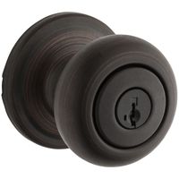 Kwikset Juno Entry Knob featuring SmartKey in Venetian Bronze - 97402-737