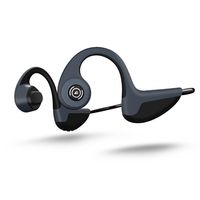 EASTREACH BM-8 Open Ear Wireless Bone Conduction Headphone Bluetooth Sweet Proof (Black)