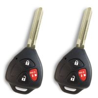 Keyless2Go New Keyless Entry Remote Car Key for Vehicles That Use MOZB41TG with G Chip (2 Pack)
