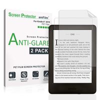 amFilm Anti-Glare Matte Screen Protector Film for Kindle 2019 (10th Gen, 5th Gen, Kindle Paperwhite, Paperwhite 3 (2 Pack Screen Protector) Will Not Work with 2018 Kindle)