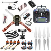 QWinOut 450mm Airframe 2.4G 6CH GPS APM2.8 Flight Control RC Quadcopter ARF Combo DIY Full Set Drone with Camera Gimbal Mount (Unassembly RTF)
