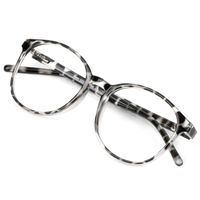 Blue Light Blocking Glasses, Anti Eyestrain, Computer Reading/Gaming/TV Glasses for Women, Anti UV, Anti Glare(Leopard, 0.50 Magnification)