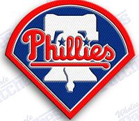 PHILADELPHIA PHILLIES IRON ON EMBROIDERED PATCH MLB BASEBALL