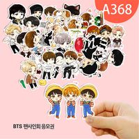 QUIETTER Kawaii Kpop BTS Bangtan Boys Stickers For Luggage Cup Notebook Laptop Car Fridge DIY Stickers (A368)
